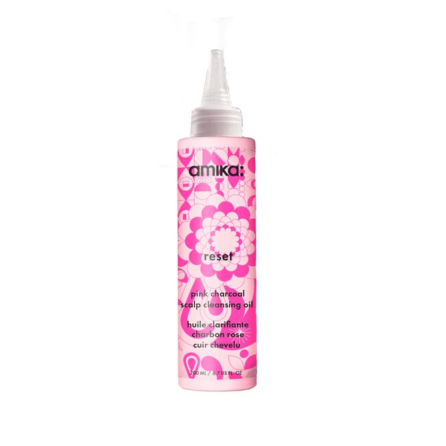 Reset - Pink Charcoal Pre-Cleansing Oil - amika | CosmoProf